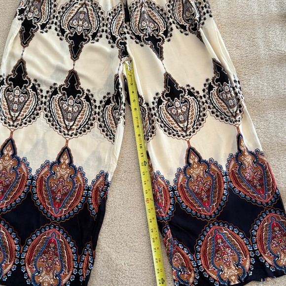NWOT Women's Plus Size Boho Palazzo Pants, 3x - Picture 9 of 12